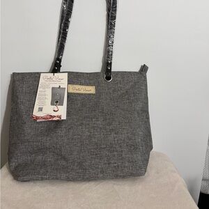 Charcoal Gray Tote Bag